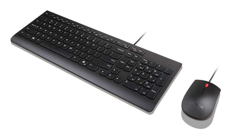 LENOVO Essential Wired Keyboard and Mouse Combo AI US English with Euro symbol 103P w/copilot button