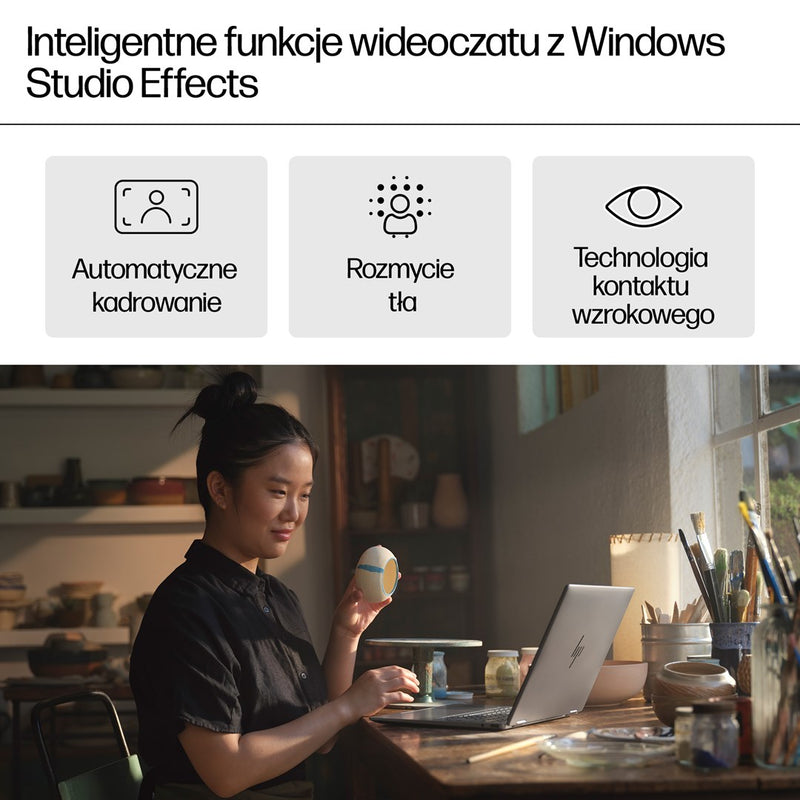 HP Envy x360 14-fa0016nw Ryzen 7 8840HS 14"WUXGA Touch 300nits 16GB LPDDR5-6400 SSD512 Radeon 780M Cam 5 Mpx IR 59Wh Win11 Meteor Silver Aluminum 2Y