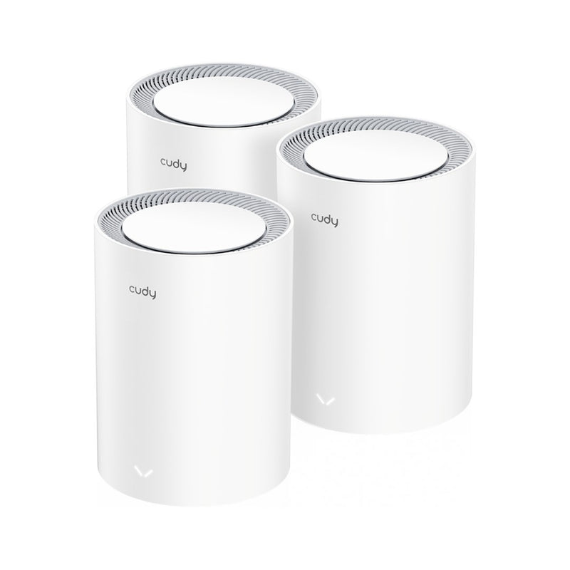 Cudy AX3000 Wi-Fi 6 Mesh 2.5G Solution Dual-band (2.4 GHz / 5 GHz) Wi-Fi 6 (802.11ax) White Internal