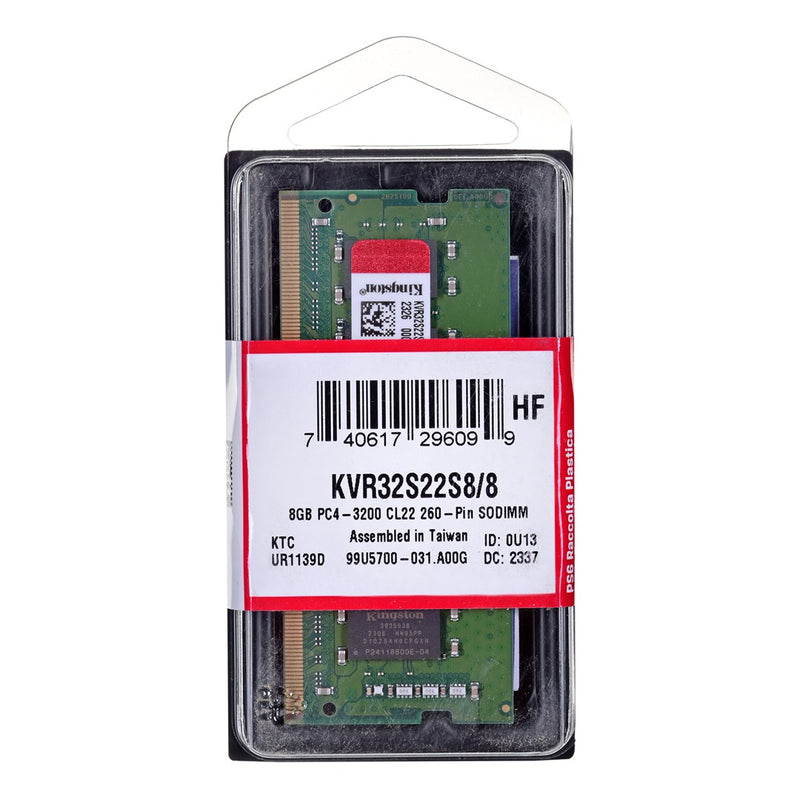 8GB DDR4-3200MHZ NON-ECC CL22