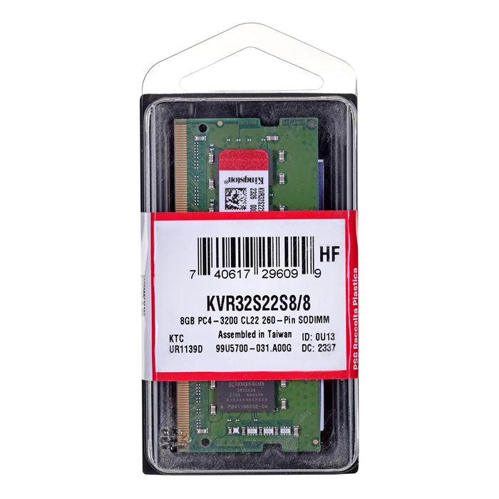 8GB DDR4-3200MHZ NON-ECC CL22