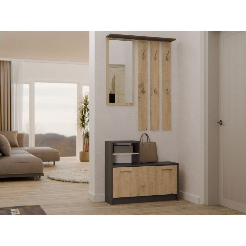 Topeshop GAR ANT/ART Garderobenschrank