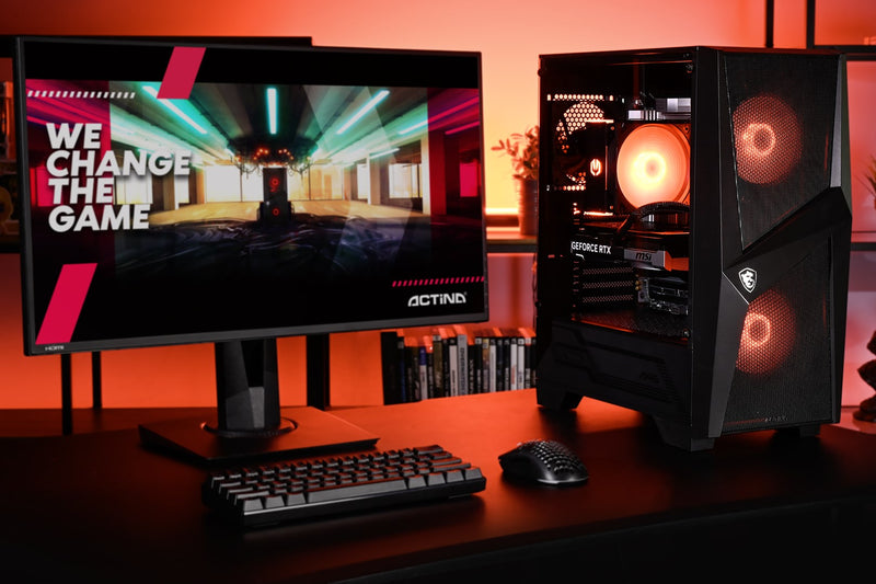 Actina 5901443421603 PC AMD Ryzen™ 7 8700F 32 GB DDR5-SDRAM 1 TB SSD NVIDIA GeForce RTX 5070 Ti Midi Tower Black