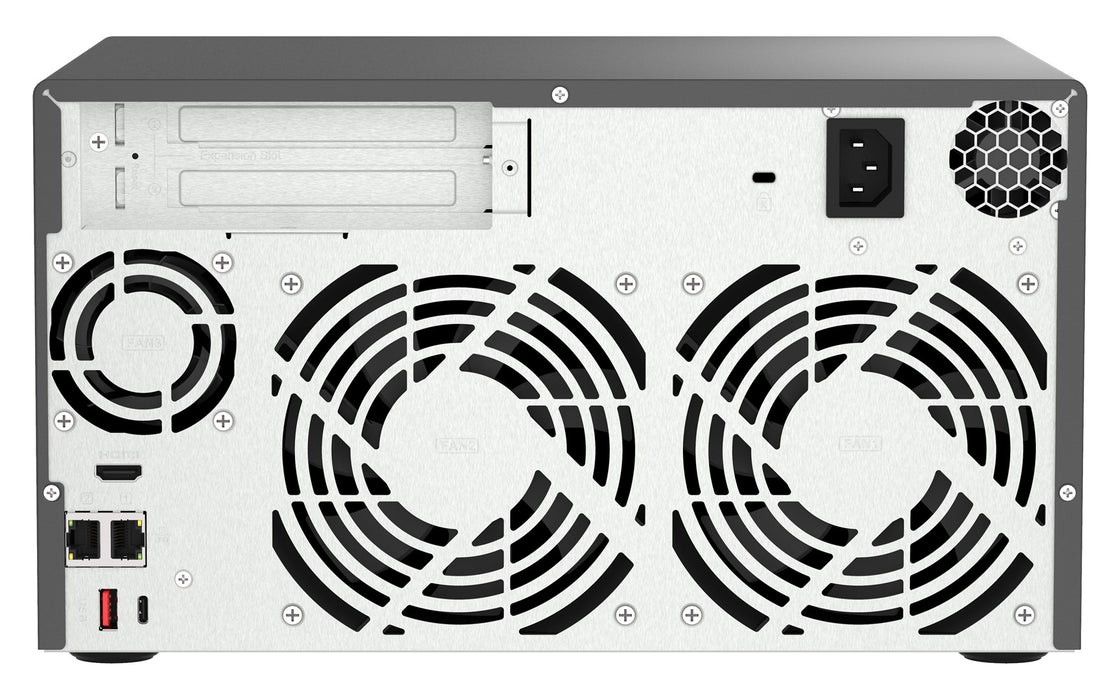 QNAP TVS-h874 NAS Tower Intel® Core™ i5 i5-12400 32 GB DDR4 0 TB QuTS hero Black
