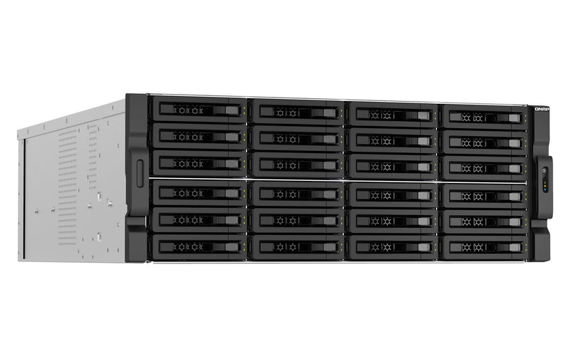30-Bay 4U rackmount NAS Intel Xeon E-2378 8 cores / 16 threads 2.6 GHz processor (boost up to 4.8 GHz) 64 GB ECC DDR4 24 x 2.5in/3.5in SATA 6Gbps HDD/
