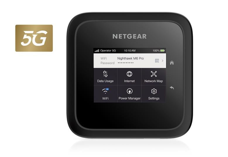 NETGEAR Nighthawk M6 Pro - Mobile hotspot - 5G - 4 Gbps - Wi-Fi 5, Wi-Fi 6E