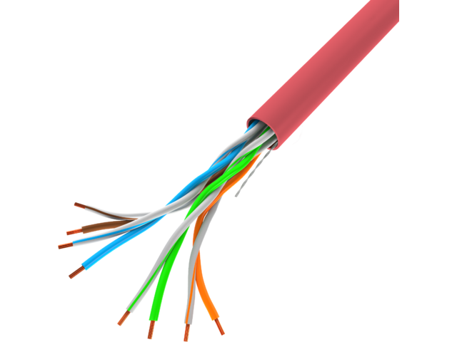 LANBERG LAN UTP KABEL 100MB/S 305M DRAHT CCA ROT