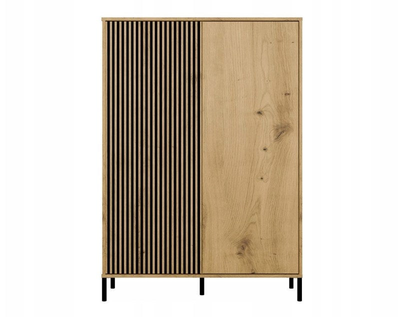 KAMARO 2DD SLIM/G? OAK ARTISAN DISPLAY CABINET