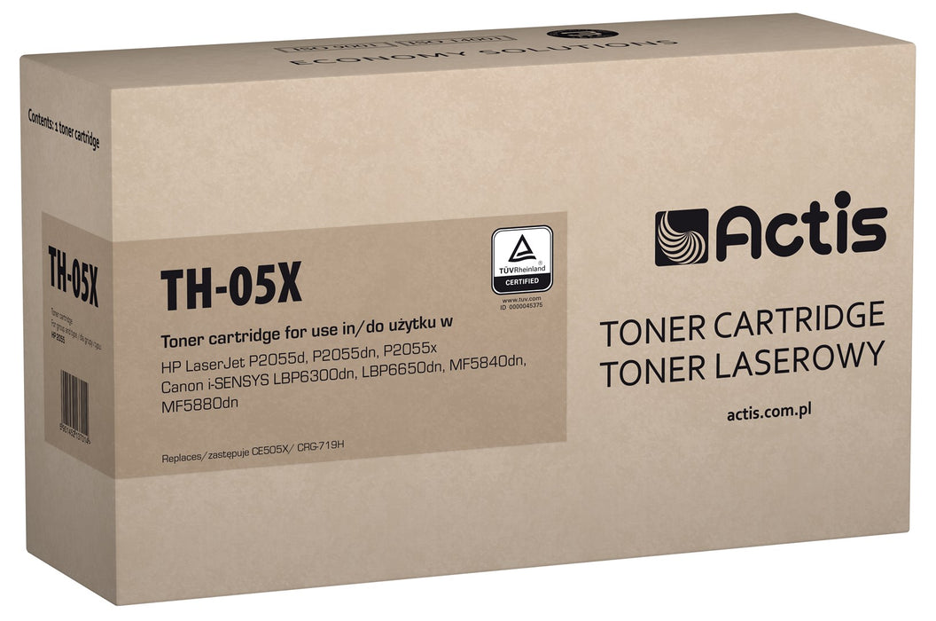 Actis TH-05X Toner (replacement for HP 05X CE505X, Canon CRG-719H; Standard; 6,500 pages; black)