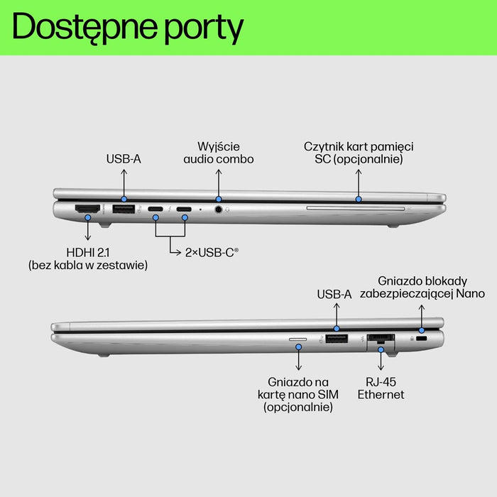 HP EliteBook 640 G11 Intel Core Ultra 5 125U Laptop 35.6 cm (14") WUXGA 16 GB DDR5-SDRAM 512 GB SSD Wi-Fi 6E (802.11ax) Windows 11 Pro AI PC Silver