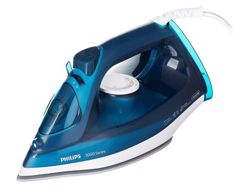 Philips 3000 series DST3040/70 iron Steam iron Ceramic soleplate 2600 W Blue