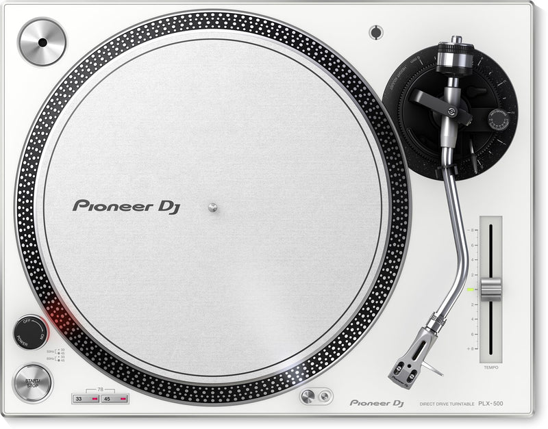 Pioneer PLX-500 Direct drive DJ turntable White
