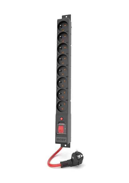 ACAR S8 Black 8 AC outlet(s) 230 V 3m