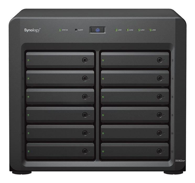 Synology Disk Station DS3622XS+ - NAS server - 12 bays - SATA 6Gb/s - RAID 0, 1, 5, 6, 10, JBOD, RAID F1 - RAM 16 GB - Gigabit Ethernet / 10 Gigabit E