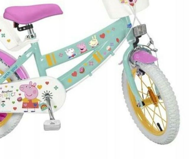 Kinderfahrrad Toimsa 12” Peppa Wutz grün