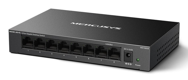 "Mercusys MS108GS 8-Port Gigabit Desktop Switch"