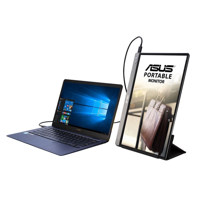ASUS MB14AC computer monitor 35.6 cm (14") 1920 x 1080 pixels Full HD Grey