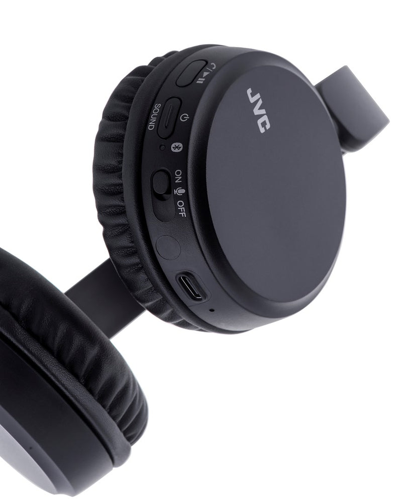 JVC HA-S36W Headphones Wireless Head-band Calls/Music Bluetooth Black