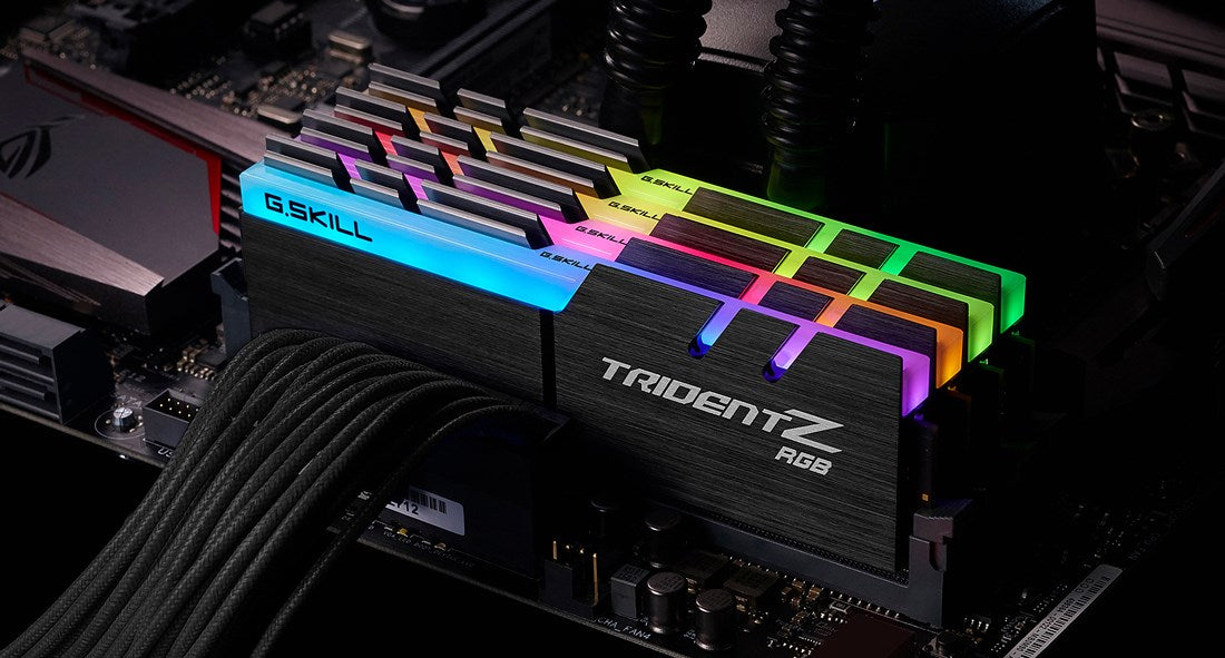 G.Skill Trident Z RGB F4-3200C14Q-128GTZR memory module 128 GB 4 x 32 GB DDR4 288-pin DIMM