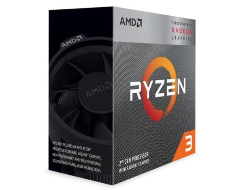AMD Ryzen 3 3200G - 3.6 GHz - 4 cores - 4 threads - 4 MB cache - Socket AM4 - Box