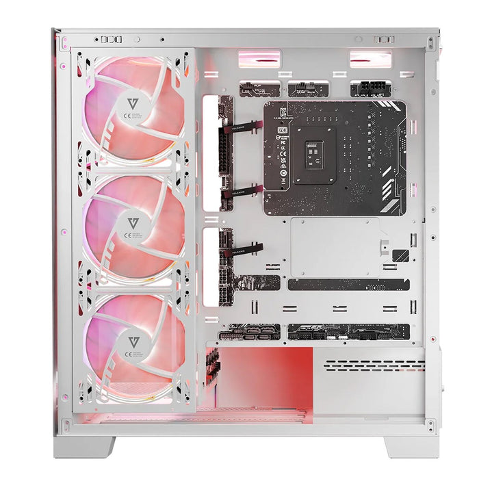 Modecom Volcano SPACE APEX ARGB MIDI Midi Tower White