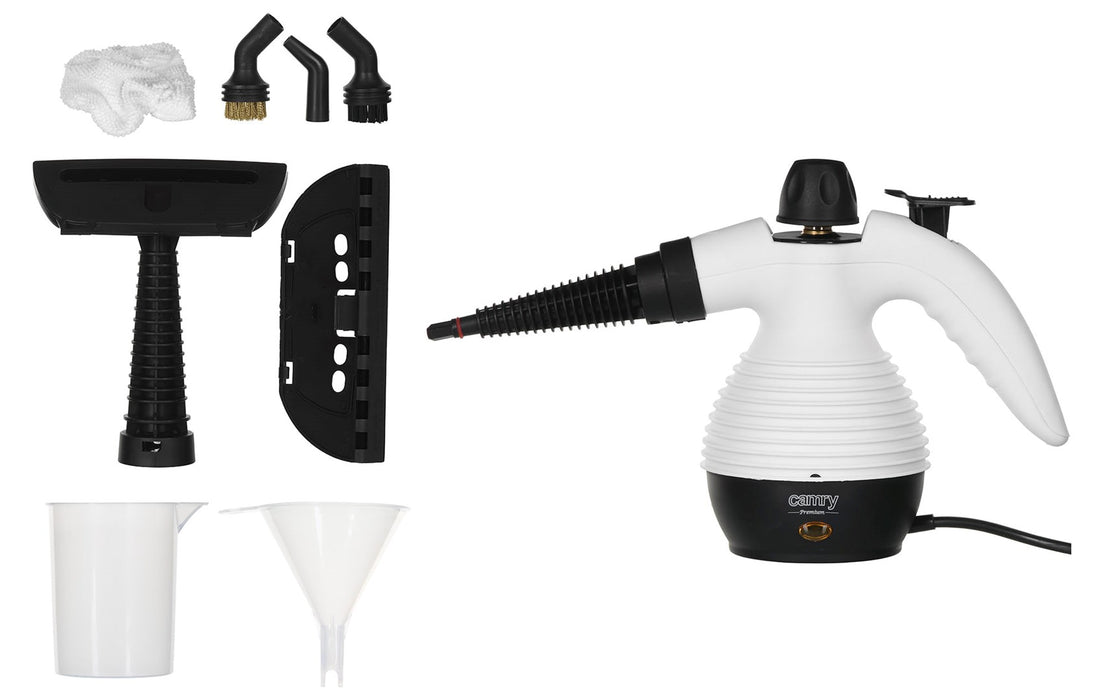 Camry Premium CR 7021 Portable steam cleaner 0.35 L 1500 W Black, White