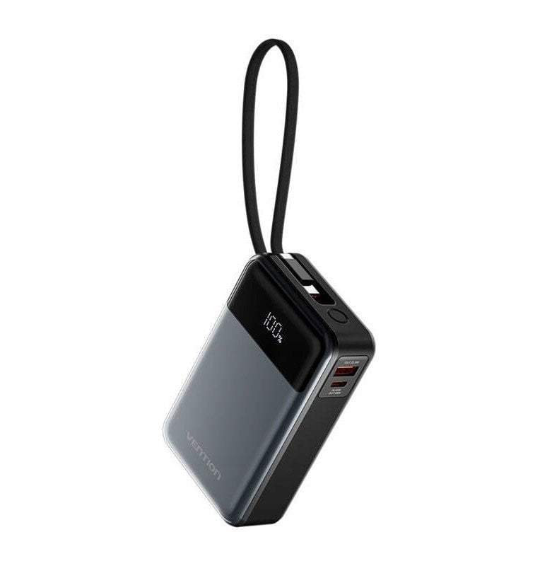 Vention 20000mAh 65W power bank with USB-C cable