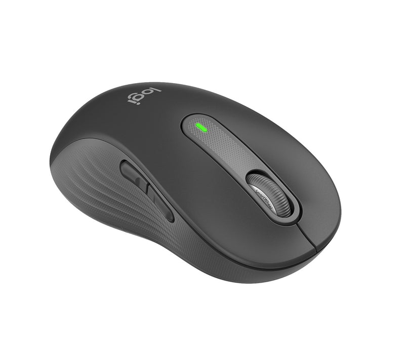 Logitech Signature M650 L LEFT - Mouse - large size - left-handed - optical - 5 buttons - wireless - 2.4 GHz, Bluetooth - Logitech Logi Bolt USB recei