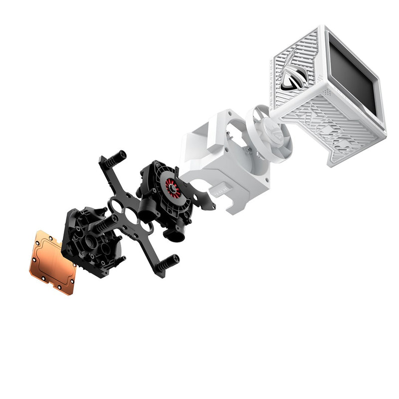 ASUS ROG RYUJIN III 360 ARGB EXTREME WHT Prozessor All-in-one Flüssigkeitskühler 12 cm Weiß 1 Stück