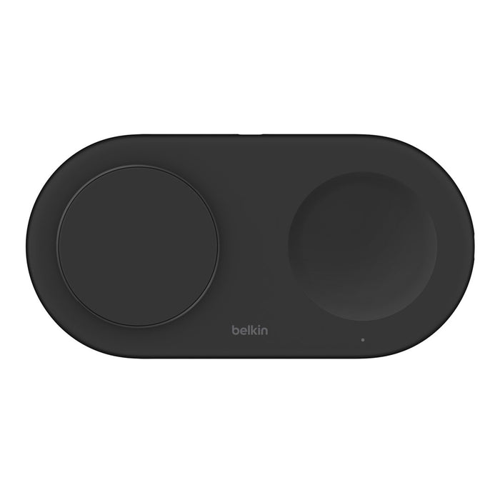 Belkin WIZ021VFBK - 2-in-1 wireless charging pad with Qi2 technology 15 W, black
