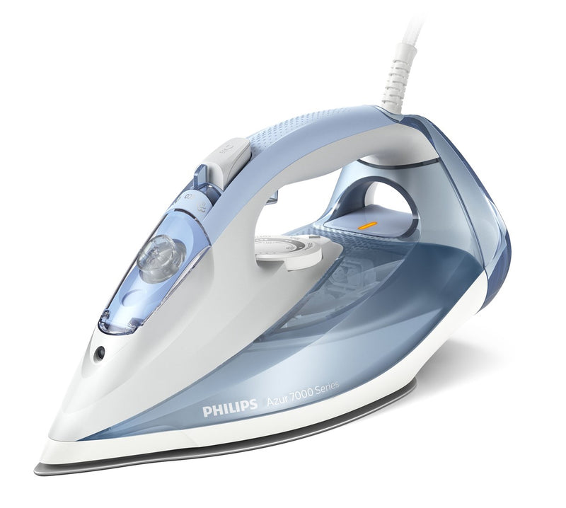 Philips 7000 series DST7011/20 iron Steam iron SteamGlide Plus soleplate 2600 W Blue, Grey
