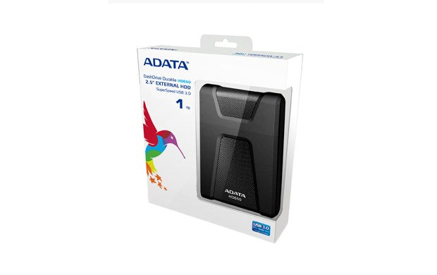 ADATA DashDrive Durable HD650 externe Festplatte 1000 GB Schwarz