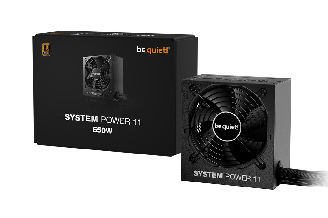 be quiet! System Power 11 550W power supply unit 20+4 pin ATX ATX Black