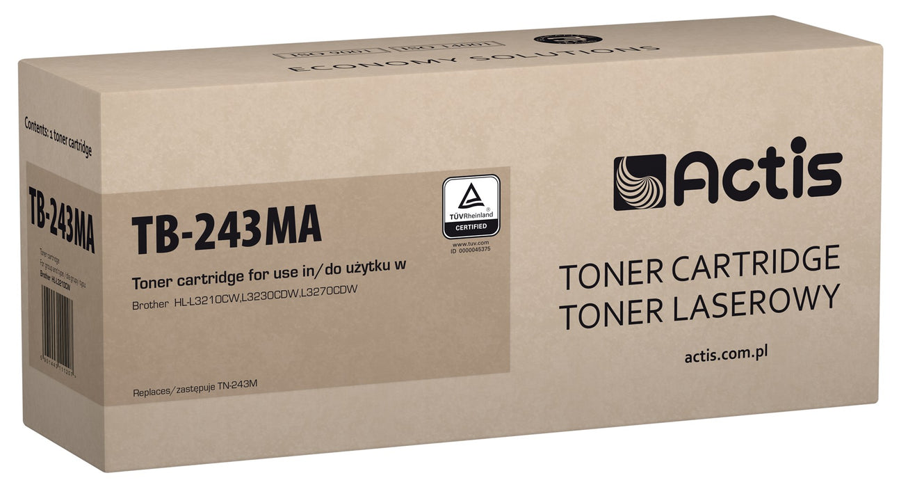 Actis TB-243MA toner (replacement for Brother TN-243M; Standard; 1000 pages; magenta)