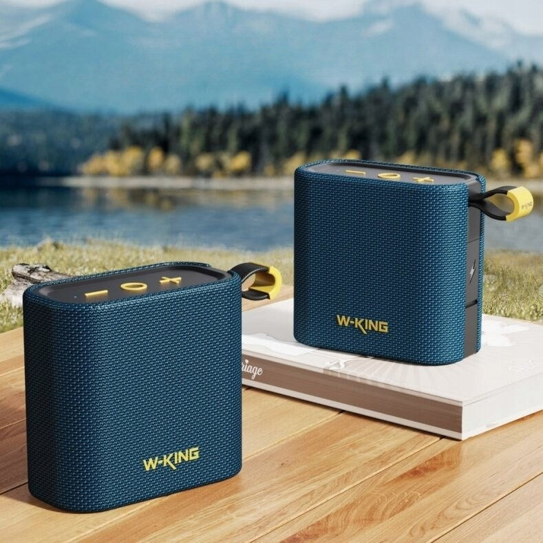 W-KING D2 Bluetooth wireless speaker – blue