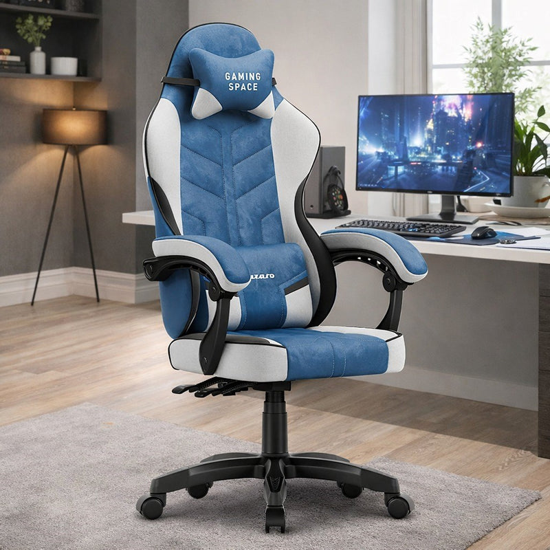 Huzaro Force 2.7 Chaise Gaming Carbone Noir Bleu