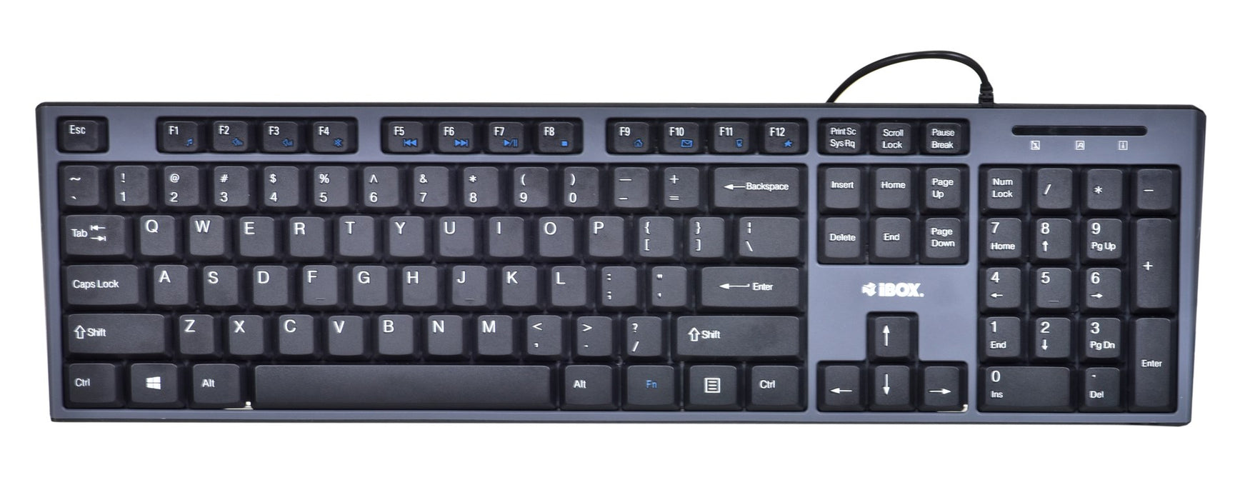 iBox IKMS606 keyboard Mouse included Home USB QWERTY UK English Black