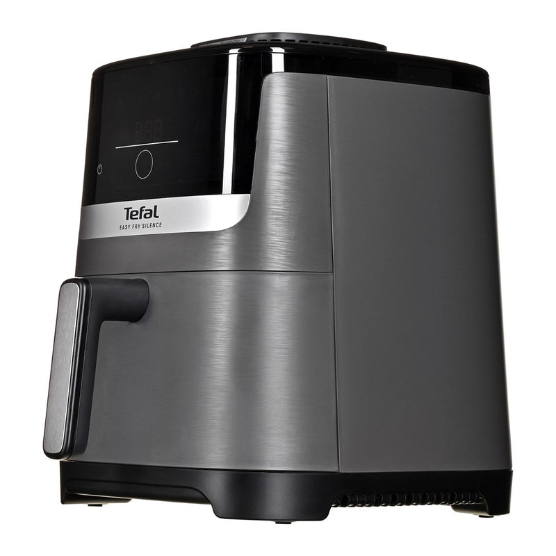 Tefal Easy Fry Silence EY551HE0 fryer Single 5 L Stand-alone Hot air fryer Black, Grey, Stainless steel