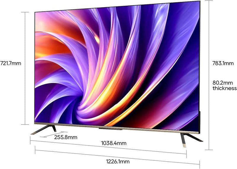 Dreame Vivid QLED TV Q100 127 cm (50") 4K Ultra HD Smart TV Wi-Fi Black 350 cd/m2