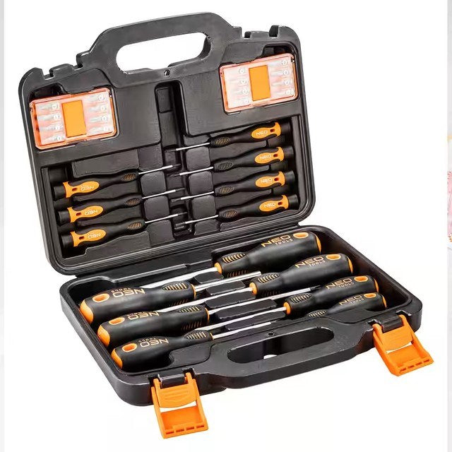 NEO TOOLS screwdriver and bit set, 30 pcs