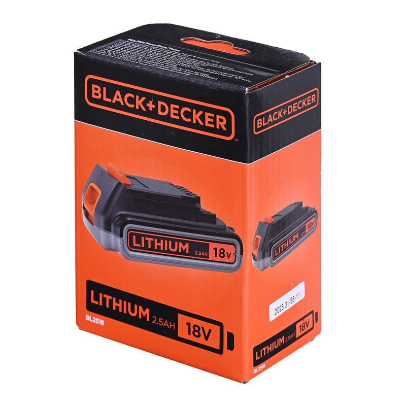Batterie pour outils électriques Black+Decker BL2518-XJ 18 V 2,5 Ah
