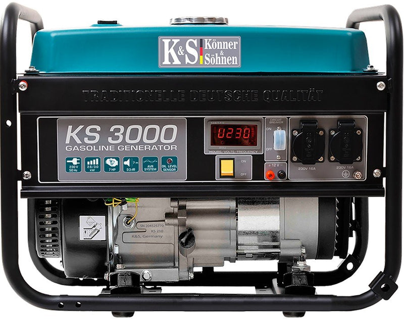 KÖNNER & SÖHNEN GASOLINE GENERATOR/GENERATOR 2.6KW 230V KS 3000