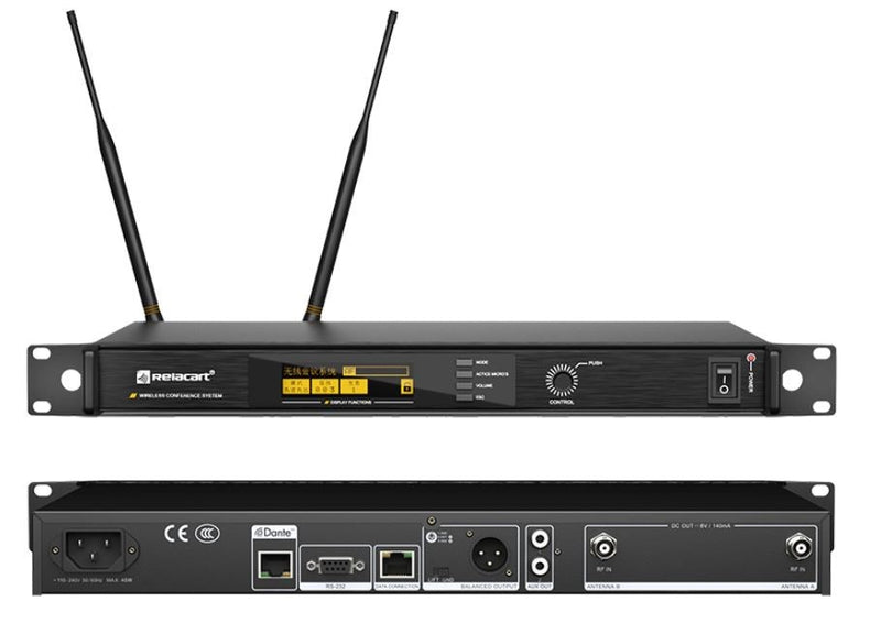 RELACART WDC-903M - CENTRAL CONTROLLER UNIT FOR DIGITAL AND WIRELESS CONFERENCE DISCUSSION SYSTEM WDC-903