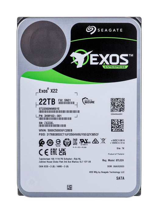 Seagate Exos X22 ST22000NM001E / 22TB