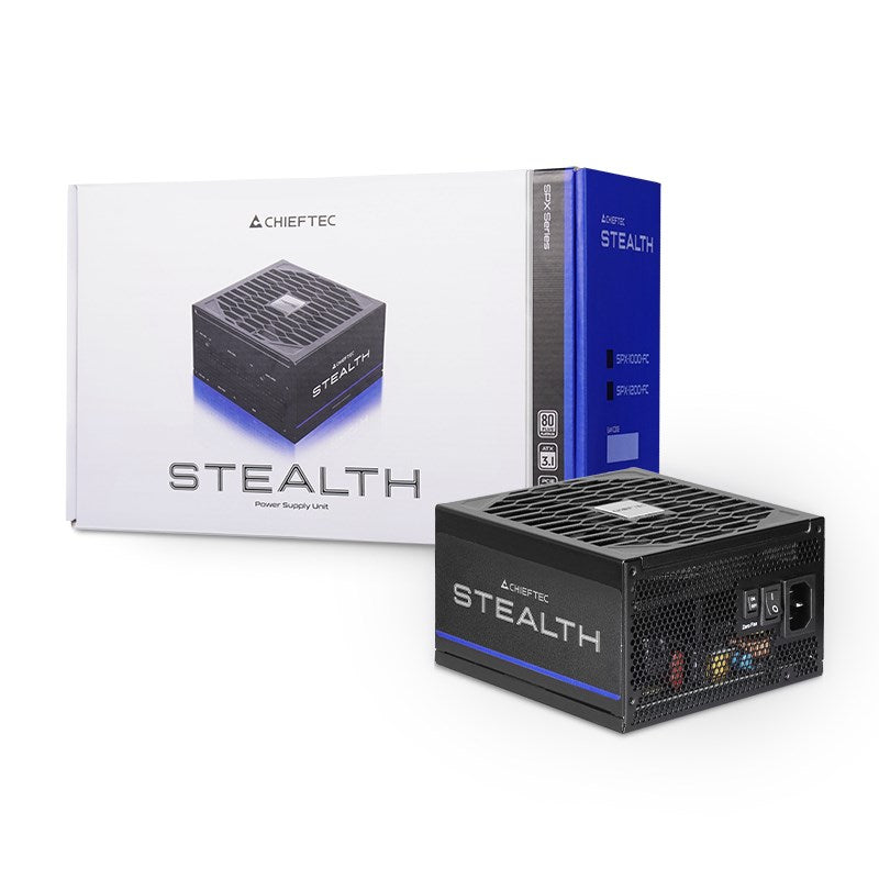Chieftec Stealth 1000W Vega M Series SPX-1000-FC 80+ Platin power supply unit 24-pin ATX ATX Black