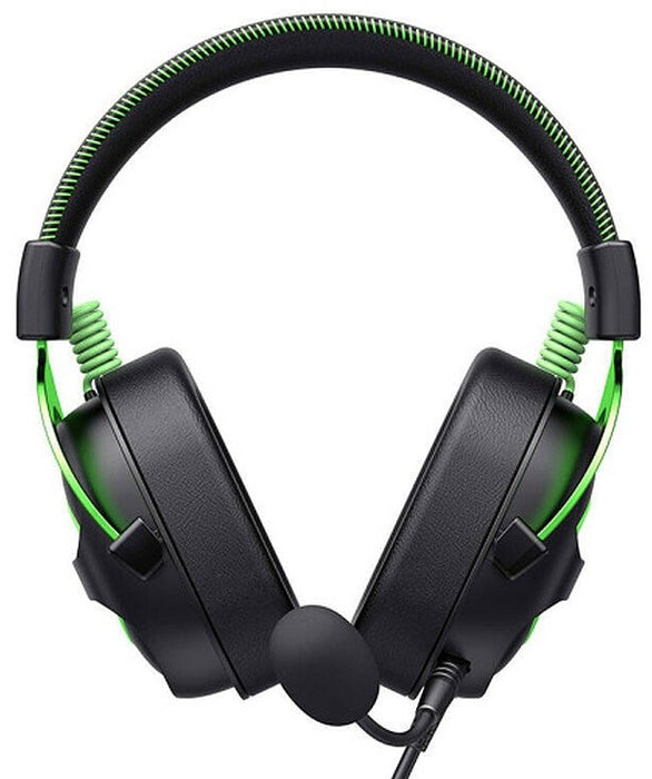 Havit H2002E - gaming headphones, black and green