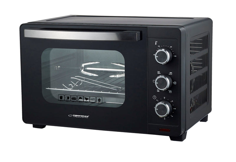Esperanza EKO006N Mini oven with convection and spit 25 l 1600W Black