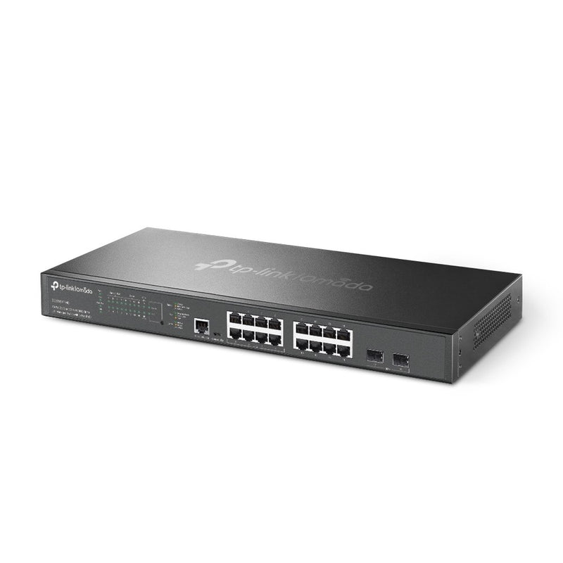 TP-Link Omada SG3218XP-M2 V1.6 - Switch - L2+ - Managed - 8 x 2.5GBase-T + 8 x 100/1000/2.5G (PoE+) + 2 x 10Gb Ethernet SFP+ (uplink) - rack-mountable