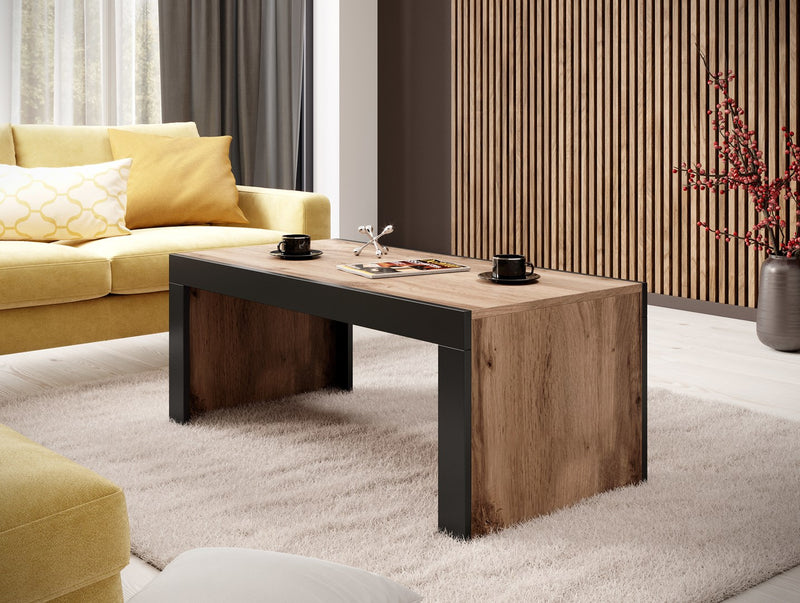 Cama MILA bench/table 120x60x50 oak wotan + black