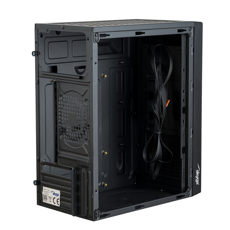 Akyga AK35BK Computergehäuse Micro Tower Schwarz
